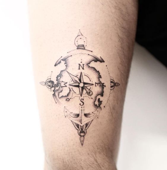 Geometric Half Sleeve Tattoos (11)