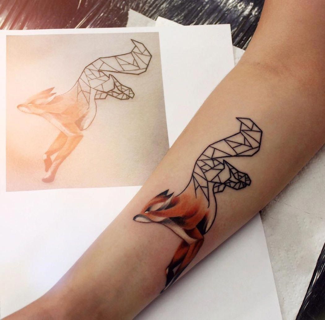 Geometric Half Sleeve Tattoos (4)