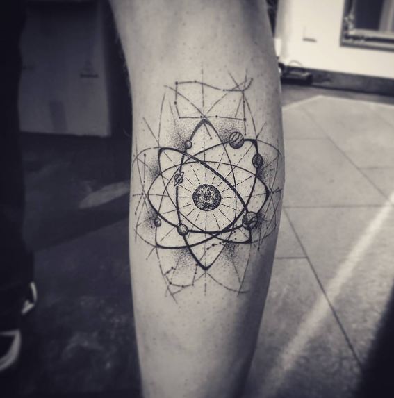 Geometric Space Tattoos