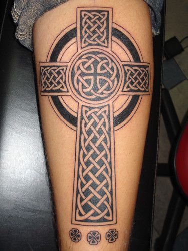 Half Sleeve Cross Tattoo (11)