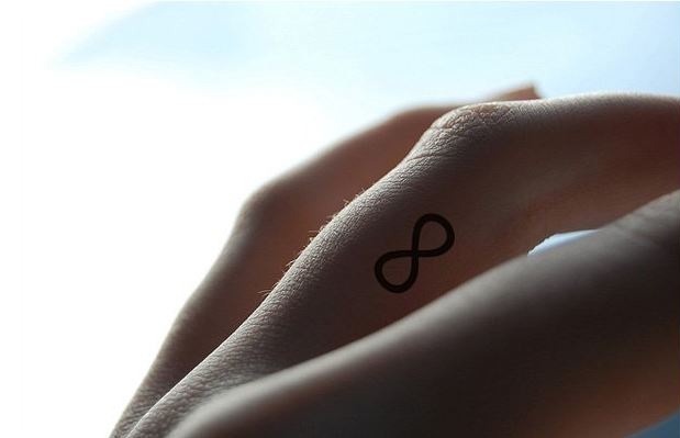 Infinity Finger Tattoos