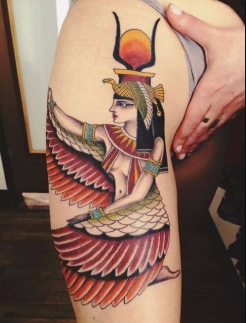 Isis Egyptian Goddess Tattoo