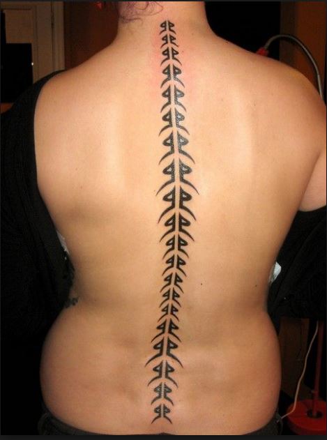 Karrueche Spine Tattoo Meaning