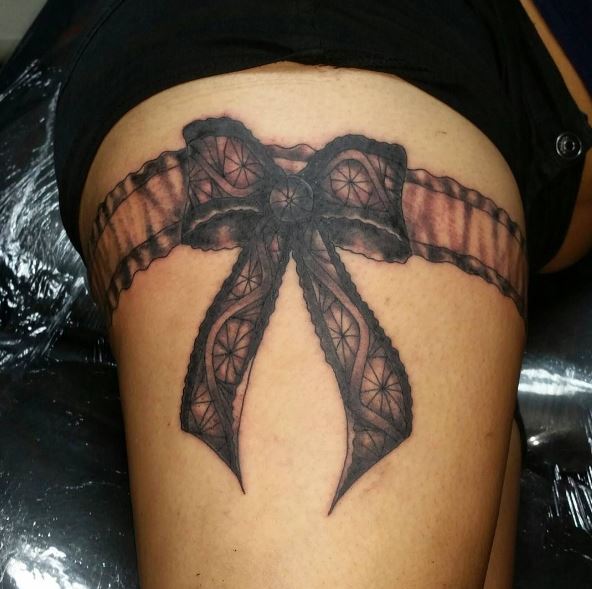Leg Garter Tattoo Images