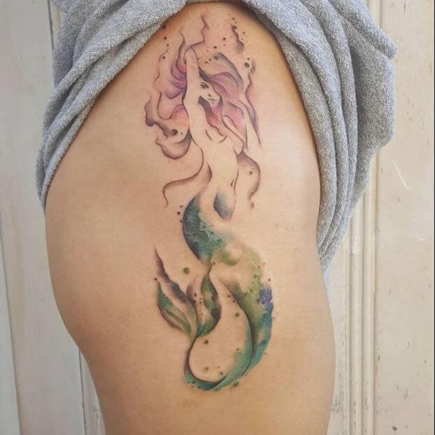 Mermaid Themed Tattoos