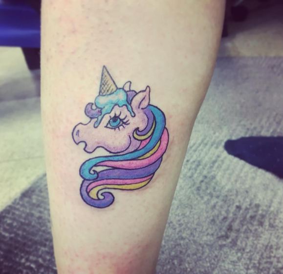 Mini Unicorn Tattoos