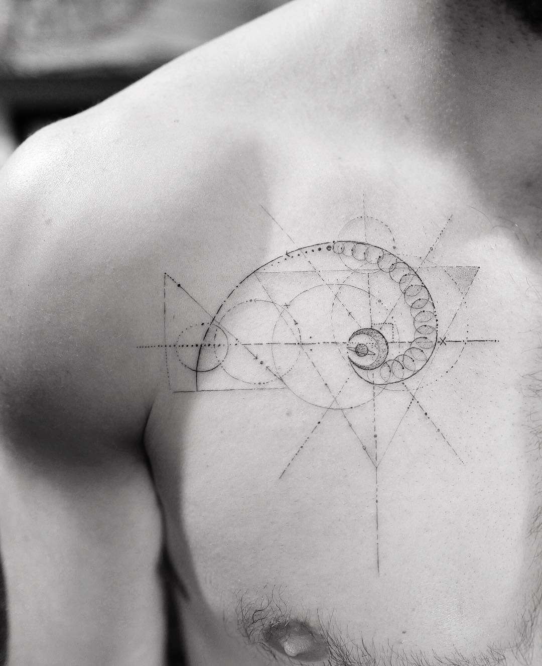 Minimalist Geometric Tattoos (18)