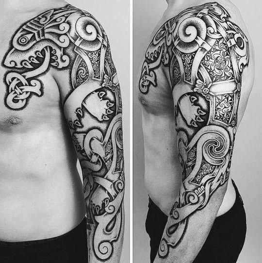 270+ Traditional Viking Tattoos and Meanings (2023) Nordic Symbols For Men