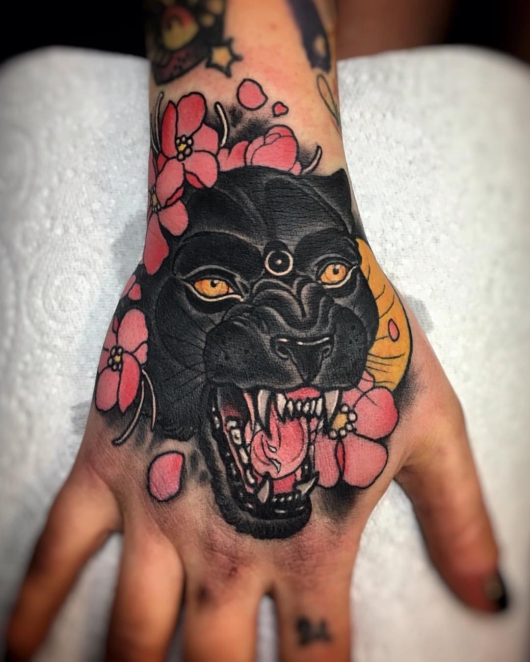 220+ Traditional Panther Tattoos For Men (2023) - Black, Pink & White  Designs
