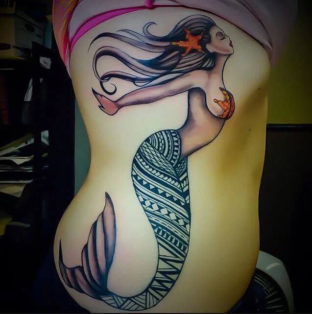 Pinup Mermaid Tattoos