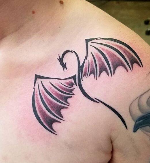 Simple Dragon Tattoos