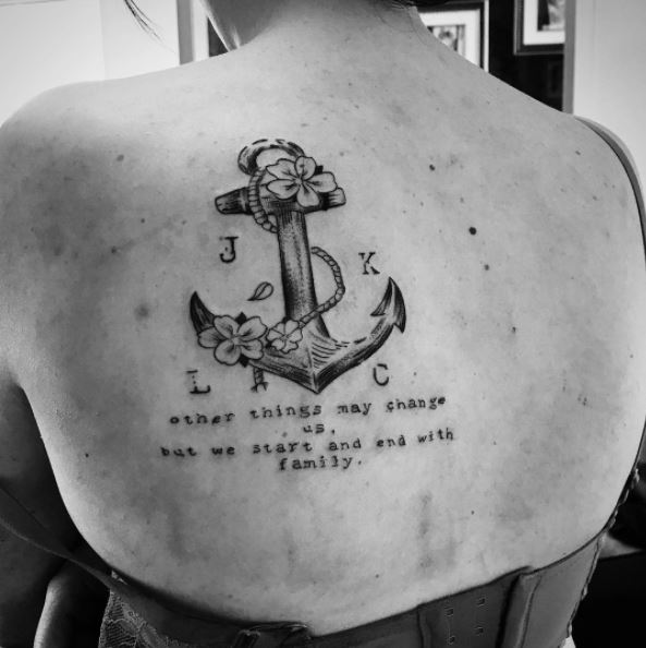 Aggregate 104+ about black and white anchor tattoos super cool -  .vn