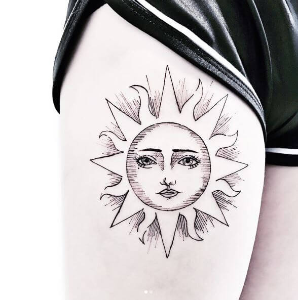 Sun And Moon Quote Tattoos