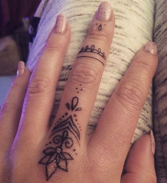 Tattoos On Fingers Meaning (9)