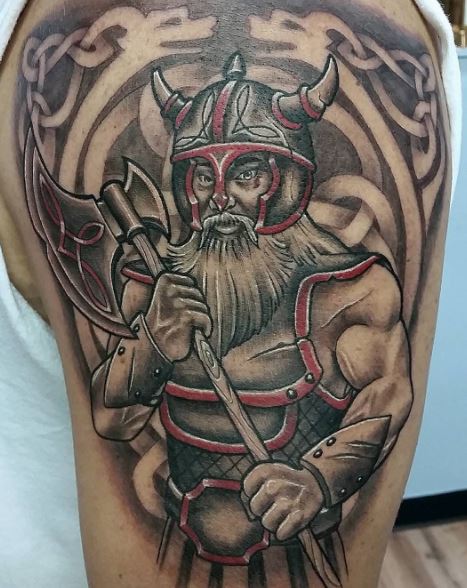 Traditional Viking Warrior Tattoos