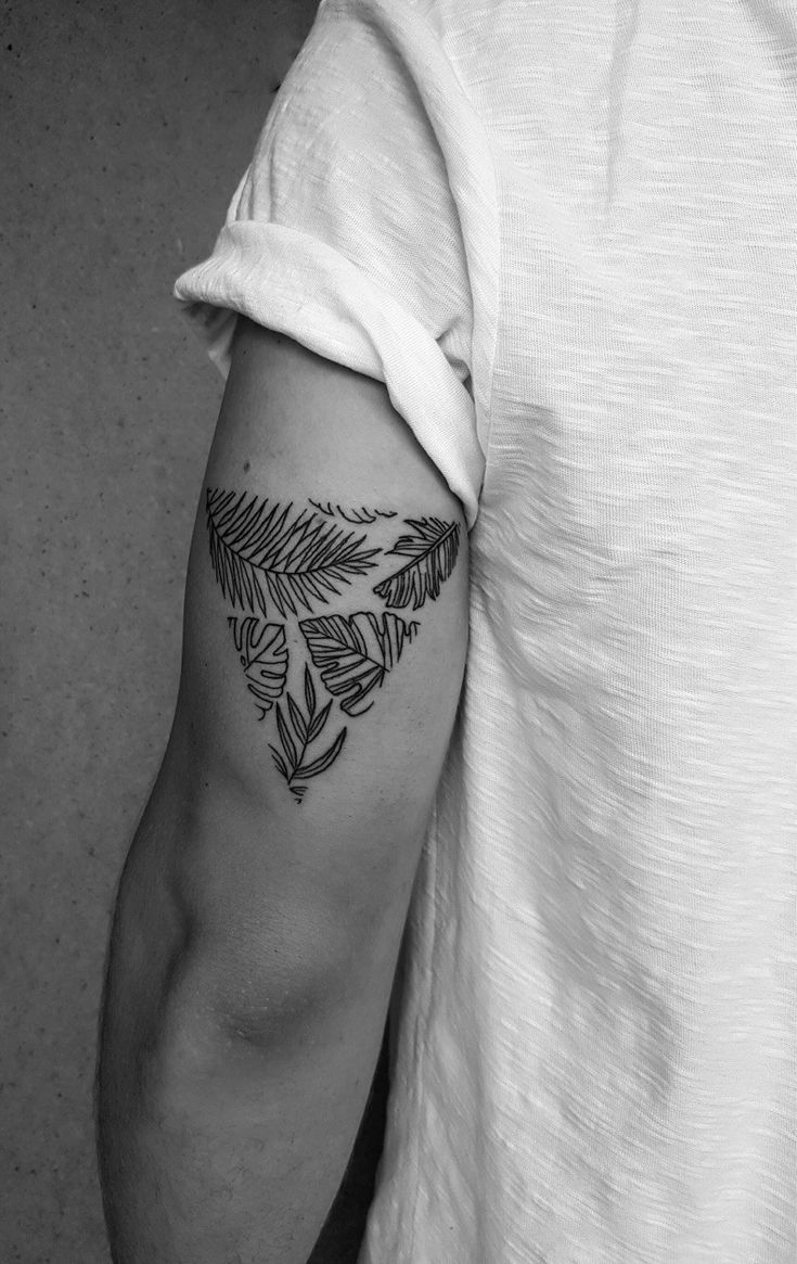 Triangle With Line Through It Tattoo (11)