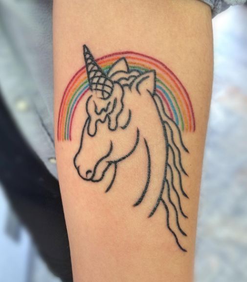 Tribal Unicorn Tattoos