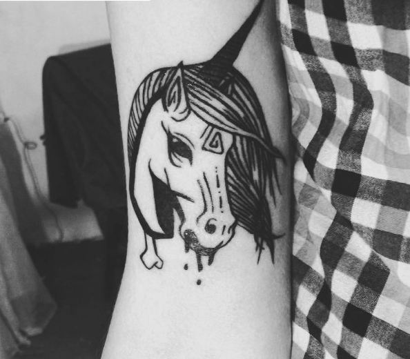 Unicorn Tattoos On Arm