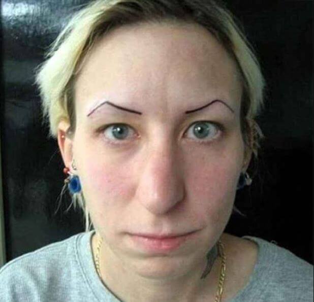 Worst Eyebrow Tattoos