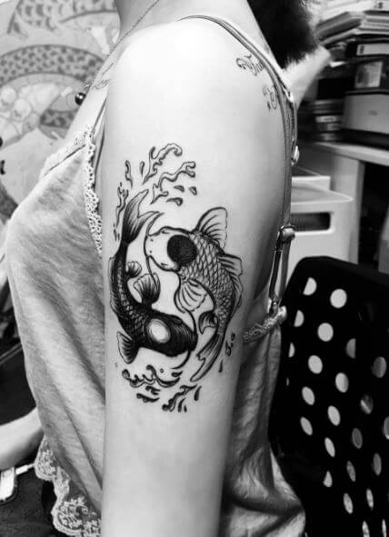 Yin And Yang Tattoos For Best Friends