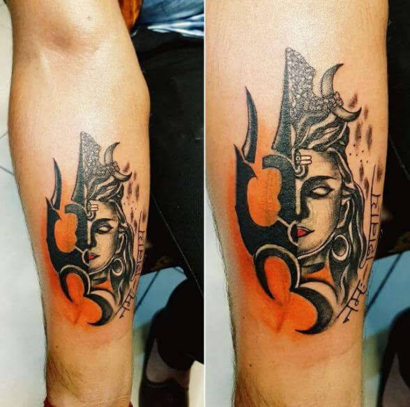150+ Angry Lord Shiva Tattoos For Men (2023) Trishul & Om Mahadev Designs