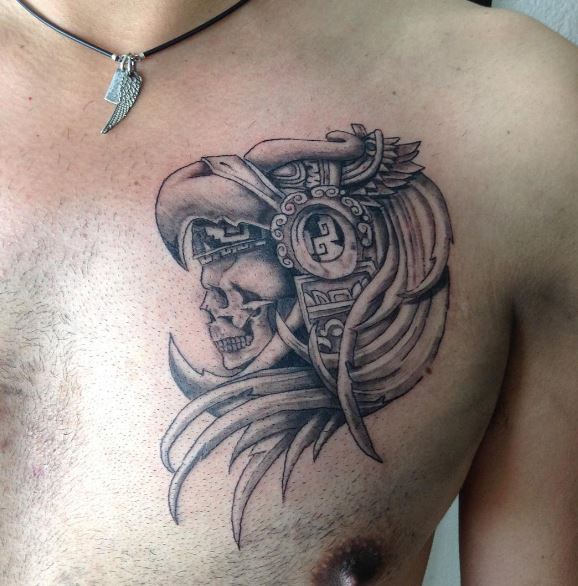 Aztec Skull Tattoos Design And Ideas