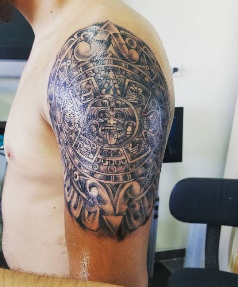 Aztec Tattoos Design For Boys