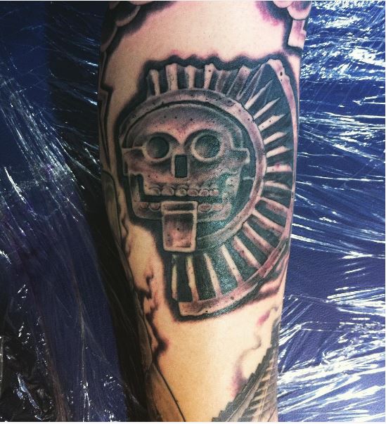 Aztec Tattoos Design On Arms