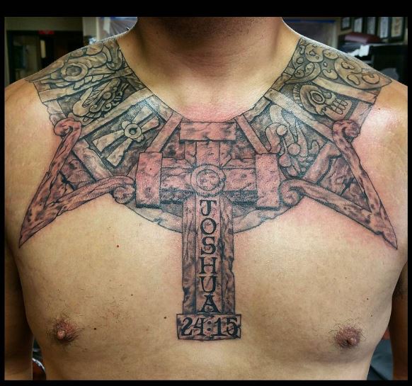 Aztec Tattoos Design On Chest