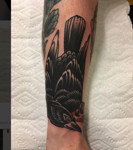 Black Tattoo On Arm 1
