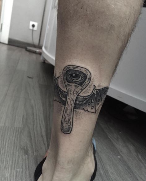 Black Tattoo On Leg 1