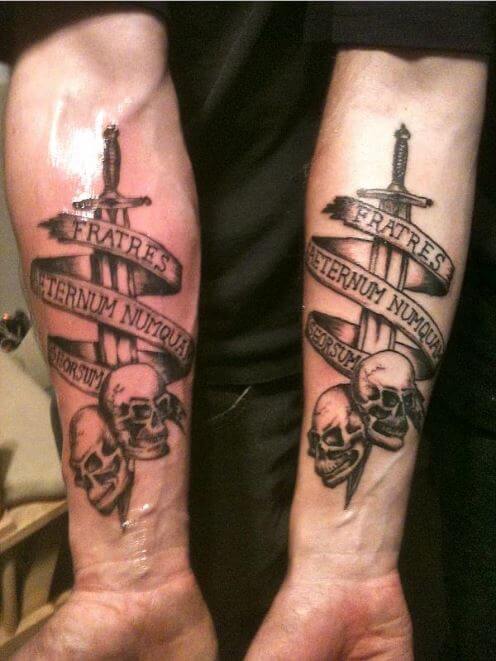 Brother Millitry Tattoos Design And Ideas