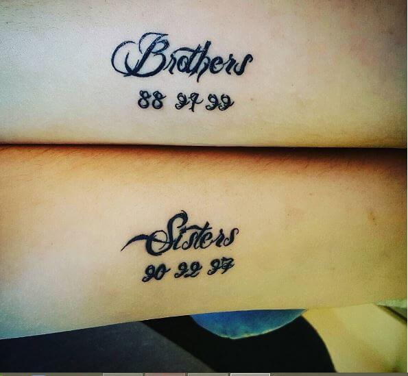 Brothers Ambigram Tattoos Design And Ideas