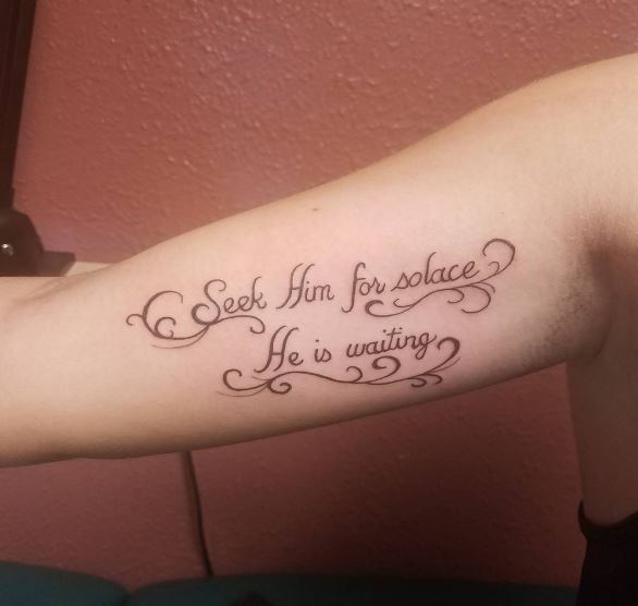 Christain Quotes Tattoos Design And Ideas