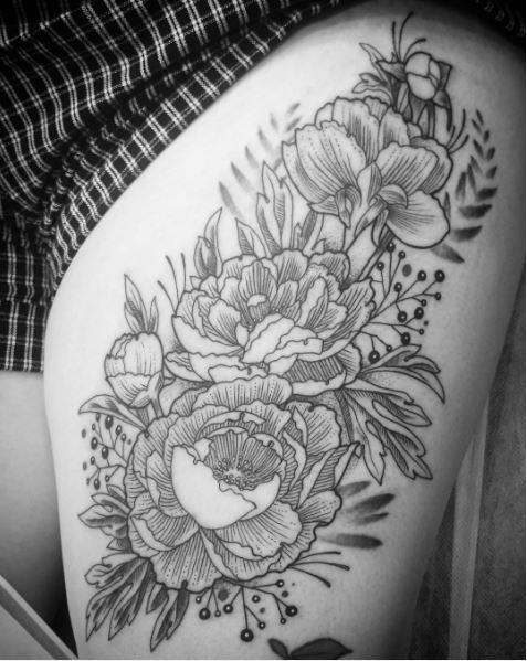 Floral Tattoos Photos Gallery