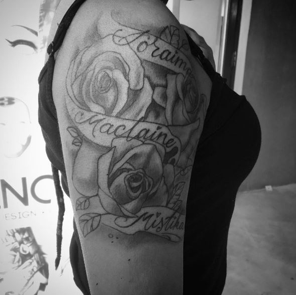 Flower Shoulder Tattoos Design And Ideas