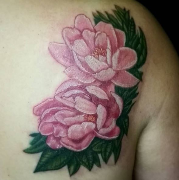 Full Size Floral Tattoos Ideas For Men
