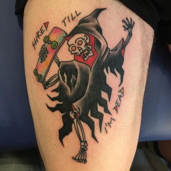 Funny Grim Reaper Tattoos Design And Ideas