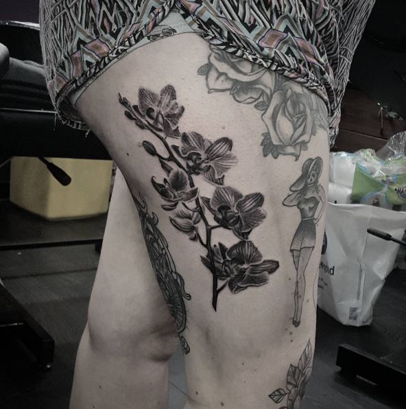 Gorgeous Floral Tattoos Design For Women