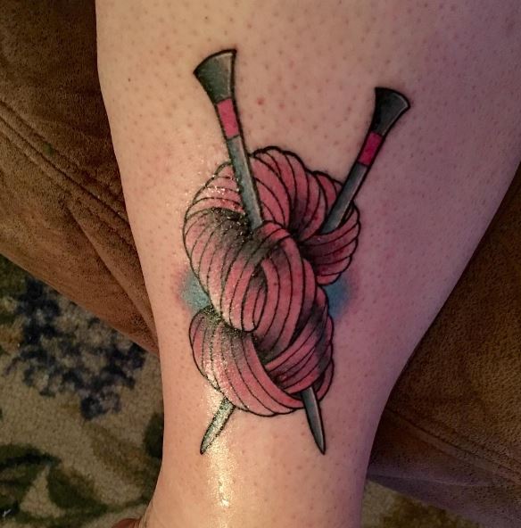 Gorgeous Knitting Tattoos Design And Ideas