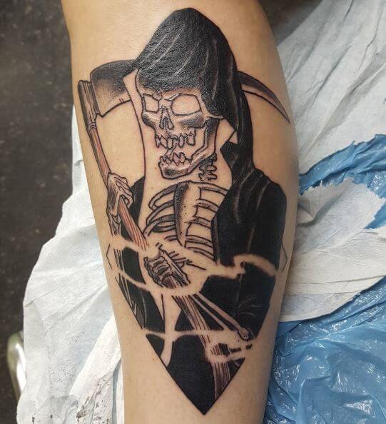 Grim Reaper Fun Tattoos Design