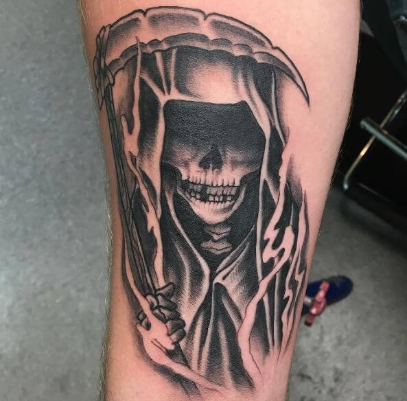 Grim Reaper Tattoos Meaning