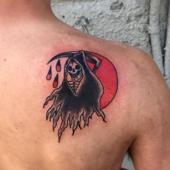 Grim Reaper Tattoos Men