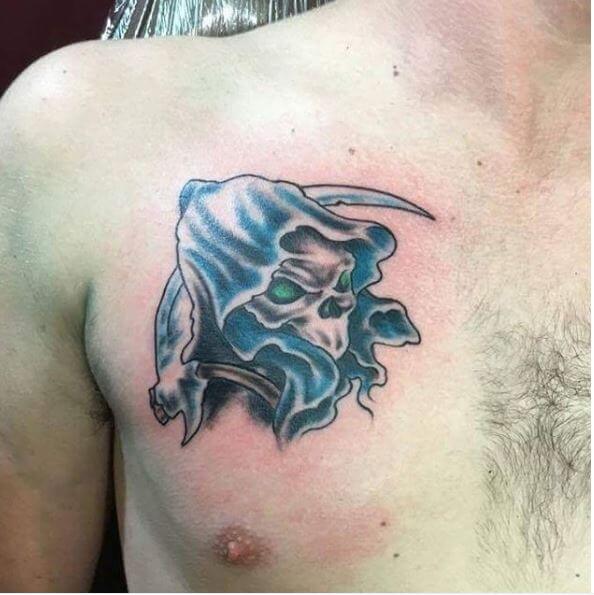 Grim Reaper Tattoos Sleeve Design