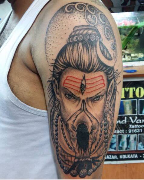 Best Lord Shiva tattoos in colour and black  grey