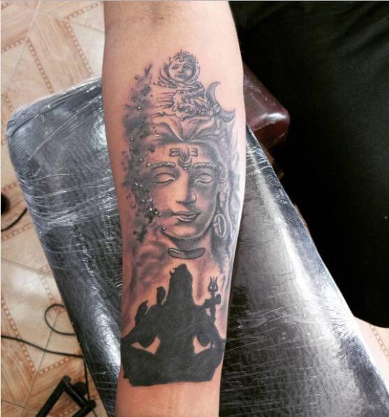Har Har Mahadev Lord Shiva Tattoo