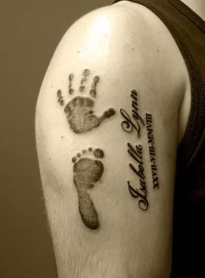 Kids Name Tattoo For Men