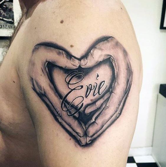 Kids Name Tattoos For Men