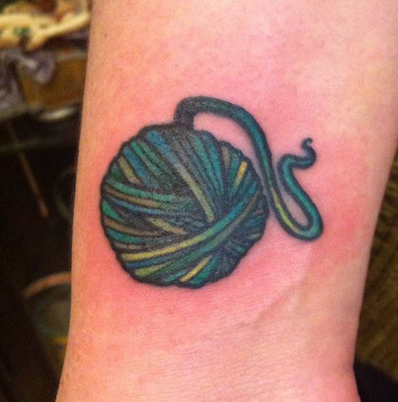 Knitting Lady Tattoos Design And Ideas
