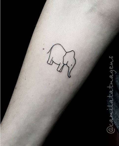 Micro Elephant Tattoos Design And Ideas